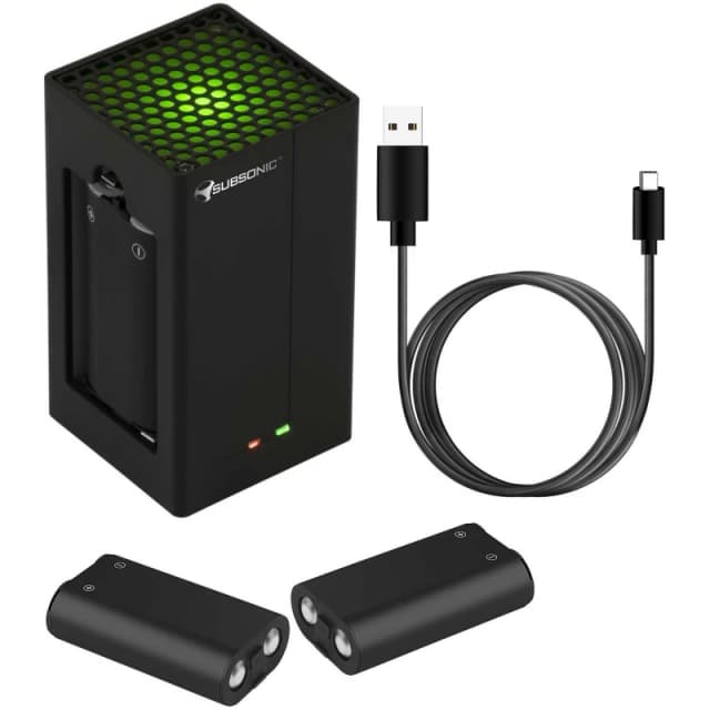Subsonic Dual Power Pack For XSX Controller Black unisex One Size