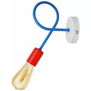 Netlighting Oxford Wall Lamp Blue, Red 25cm