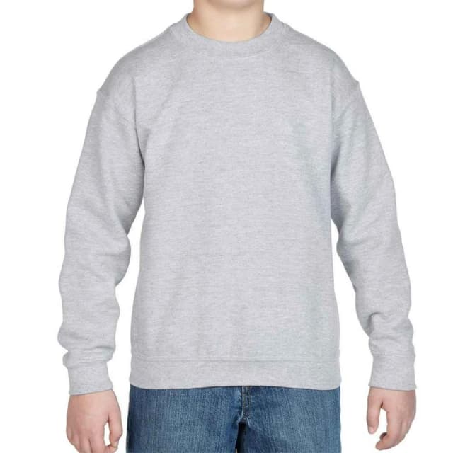 Gildan GD56B boys's Children's sweatshirt in Grey