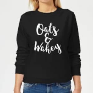 Oats and Wahey Womens Sweatshirt - Black - 3XL - Black