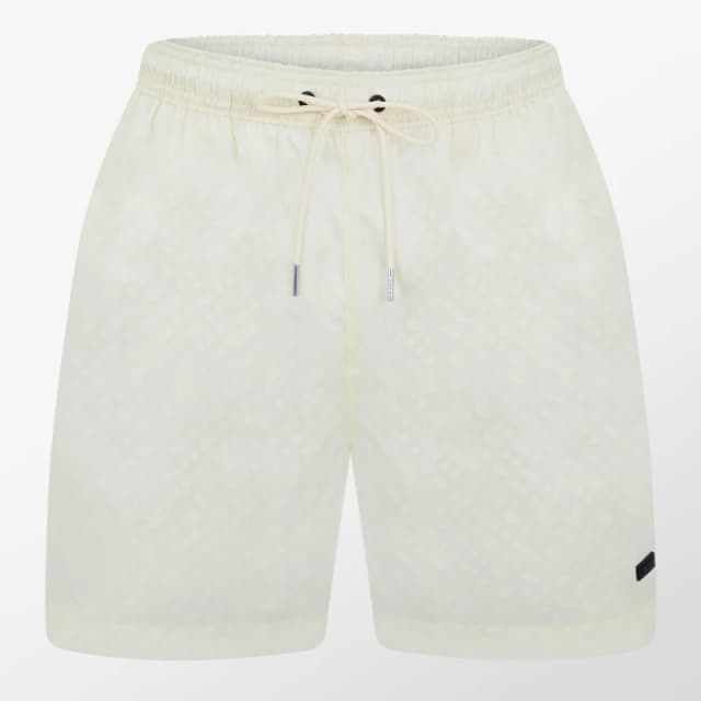 Boss Mens Jacques Elasticated Waist Quick-Drying Swim Shorts Open White 131 male S