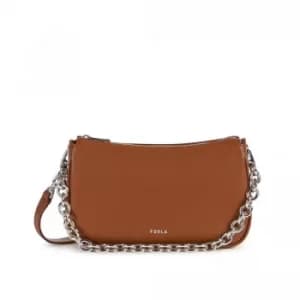 FURLA Shoulder Bags Women Brown Pelle