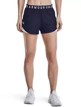 Under Armour Play Up Shorts 3.0, Navy/White Size M Women