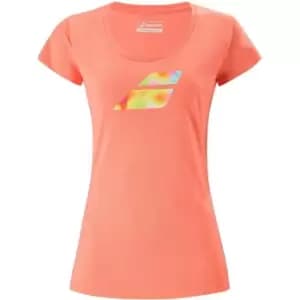Babolat Exercise Big Flag Tee - Orange
