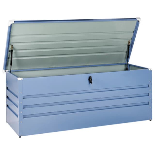 Beliani Storage Box Cebrosa 165cm 70 Cm Blue
