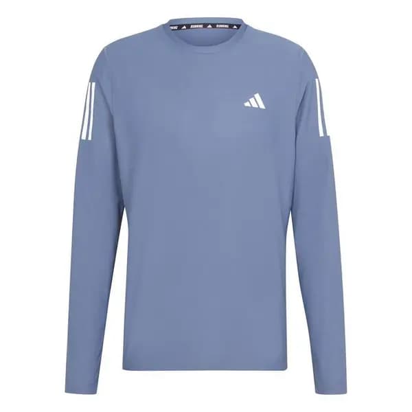 adidas Own The Run Long-Sleeve Top Mens Long Sleeve Performance T-Shirts M Blue 45387818390