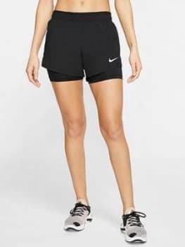 Nike Running 10K 2-In-1 Short - Black