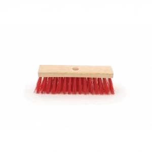 Bentley Wooden Broom Head with Stiff PVC Bristles 11" Red Ref SPCC.20