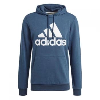 adidas Essentials Big Logo Hoodie Mens - Crew Navy Mel / White