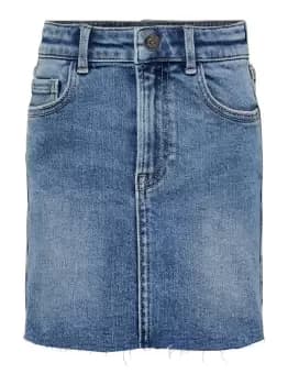 ONLY Midi Denim Skirt Women Blue