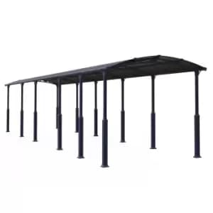 Palram - Canopia Canopia by Palram Alpine 12' x 42' RV Carport - Grey