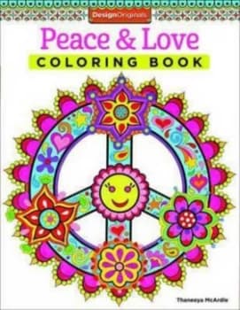 Peace and Love Coloring Book by Thaneeya Mcardle Book