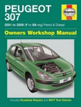 Peugeot 307 2001 to 2008 y to 58 Reg Petrol and Diesel by Martynn Randall Hardback
