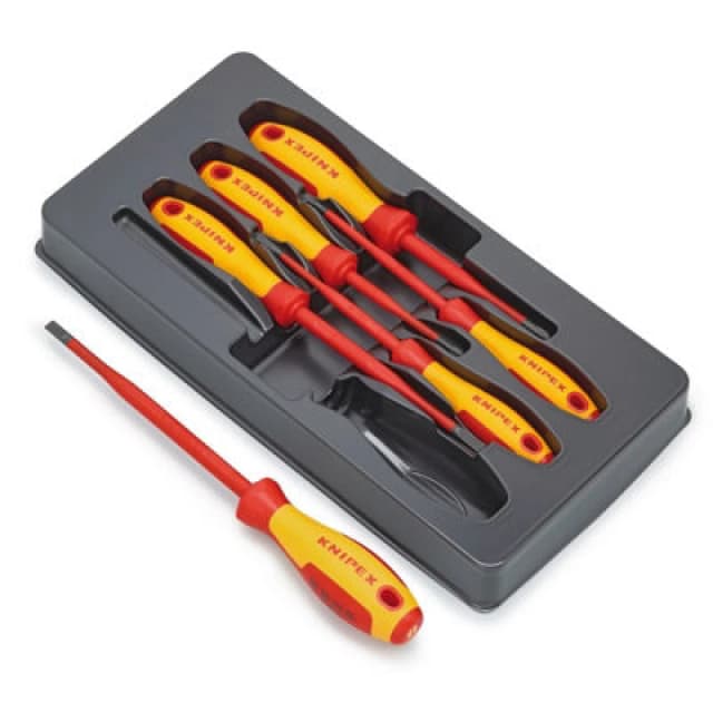 Knipex 00 20 12 V02 Vde Insulated Slotted/phillips Screwdriver Set 28009