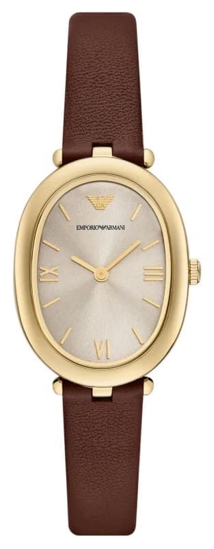 Emporio Armani AR11708 Two-Hand Quartz (34mm) Warm Grey Watch