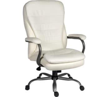 TEKNIK Goliath 6988 Bonded Leather Tilting Executive Chair - White