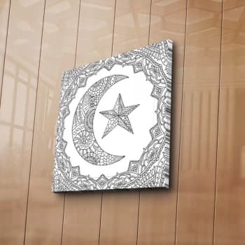 BOYA-77 - No Pen Multicolor Paintable Decorative Canvas Painting