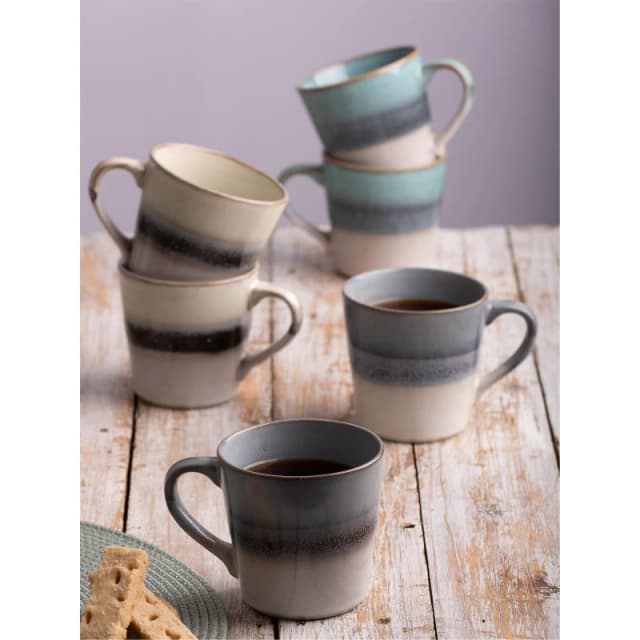 Mason Cash Reactive Stoneware Fade Blue Mug, 400ml