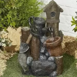 Easy Fountain - Country Garden Pour LED Traditional Garden Water Feature