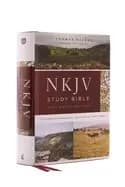 nkjv study bible hardcover burgundy full color comfort print the complete r