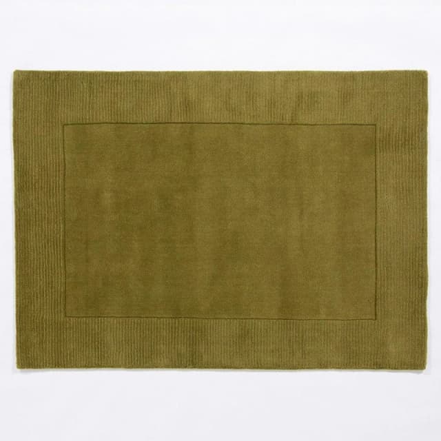 Mayfair Esme 80x150cm Olive Wool Rug, Green SES80150OLPL1