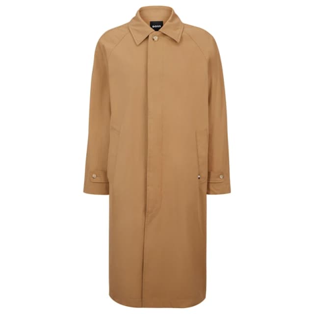 Boss Mens C Cam Mac Overcoat Medium Beige male S
