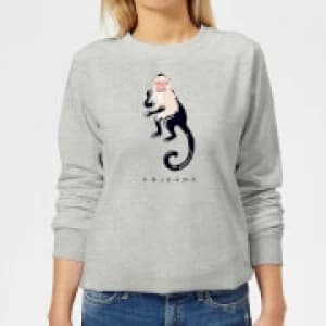 Friends Marcel The Monkey Womens Sweatshirt - Grey - 3XL