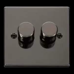 Click Scolmore Deco 2 Gang 2 Way Dimmer Swtiches - VPBN152