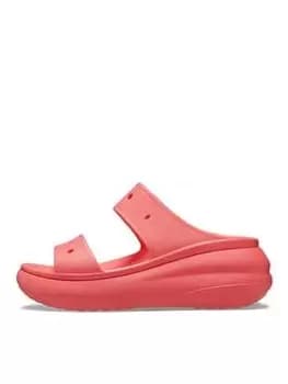 Crocs Classic Crush Wedge Sandal - Watermelon, Red, Size 5, Women