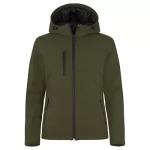 Clique Womens/Ladies Padded Soft Shell Jacket (M) (Fog Green)