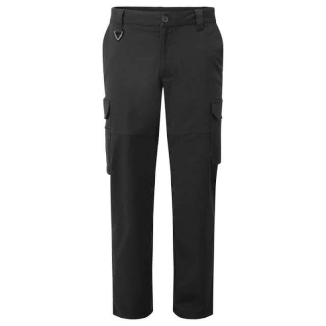 Premier Premier Men Stretchchecker Cargo Trousers in Black Size: 34L Black 34L Male 5063652586372