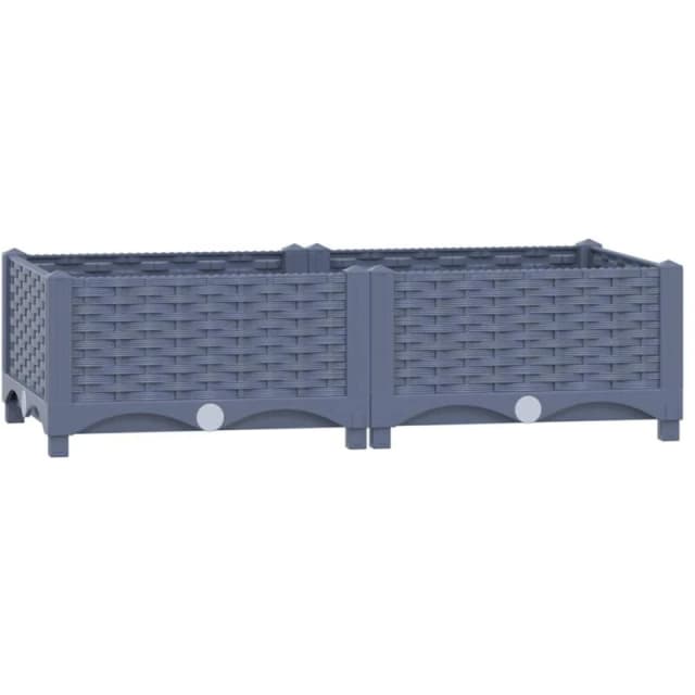 VIDAXL Vidaxl - Raised Bed 80x40x23cm Polypropylene 8720286091999