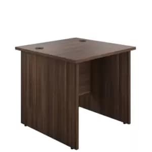 800X800 Panel Rectangular Desk Dark Walnut
