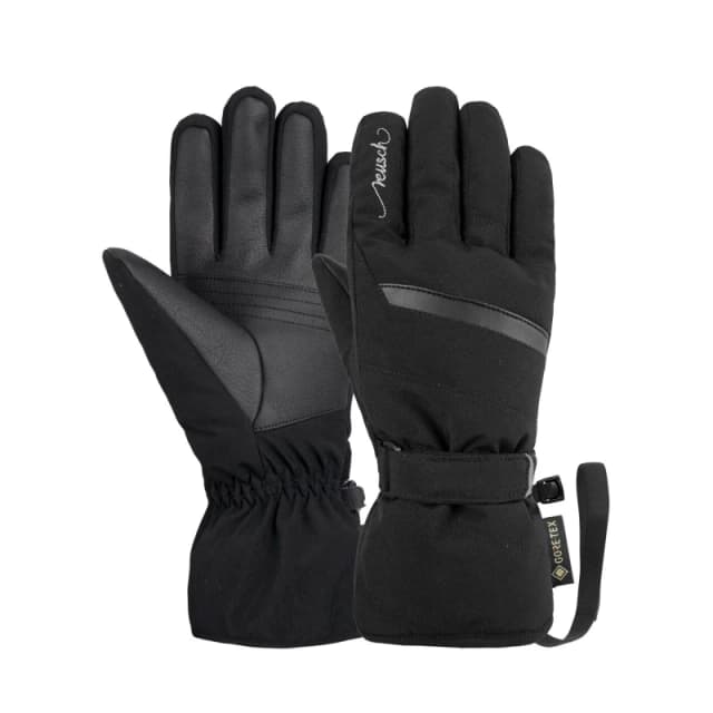 Reusch Mens Sandy Ski Gloves Black male Small