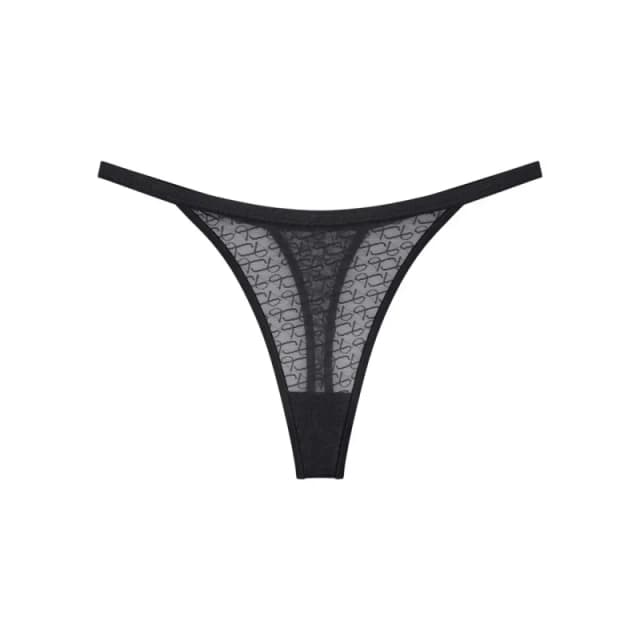 Triumph Signature Sheer Lace Thong Black Women 10;18;20