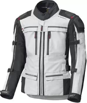 Held Atacama Top Gore-Tex Motorcycle Textile Jacket, grey-red, Size 2XL, grey-red, Size 2XL