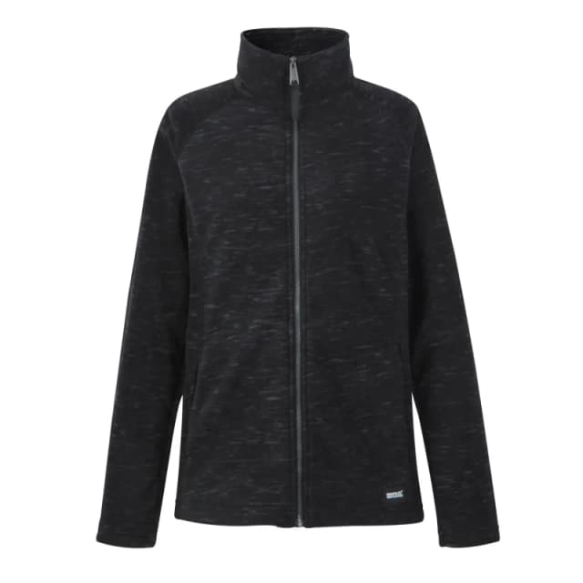 Womens full-zip fleece Regatta Mayse Noir Female 46