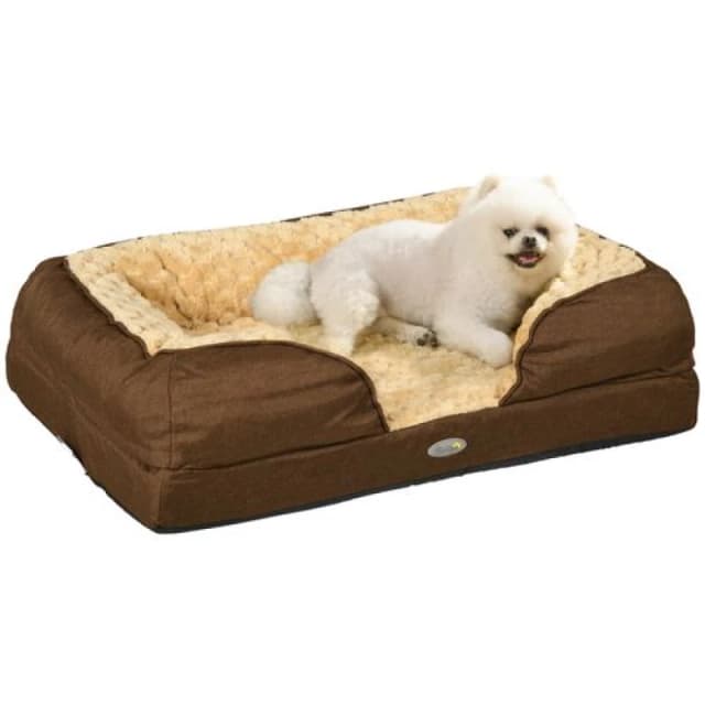 PawHut Dog Bed Calming Pet Bed Dog Mattress for Medium Dogs Grey - Pawhut 5056725568696