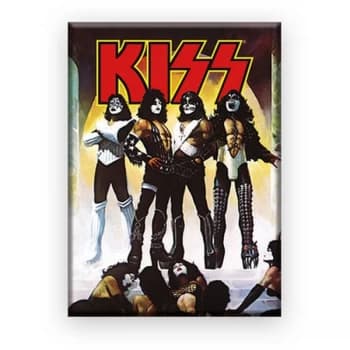 Kiss Love Gun Flat Magnet