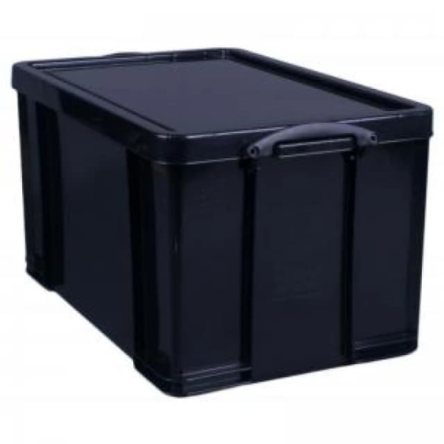 Really Useful Really Useful Plastic Storage Box 84 Litre Black - 84SBKCB 84SBKCB