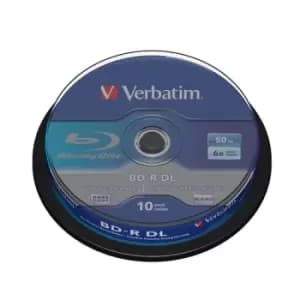 Verbatim 43746 blank Bluray disc BD-R 50 GB 10 pc(s)
