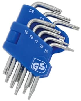 Laser Tools 4197 Star Bit Set - 8pc Silicon Steel