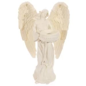 Standing Angel Cream Tea Light Holder