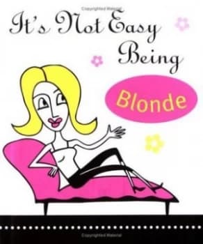 Its Not Easy Being Blonde by Susan Davis Book