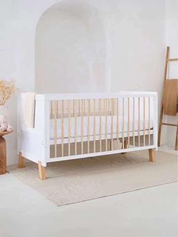 Clair De Lune Clair de Lune Essentials Cot Bed Cribs One Size White 89450001000