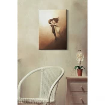 Kanvas Tablo (50 x 70) - 178 Multicolor Decorative Canvas Painting