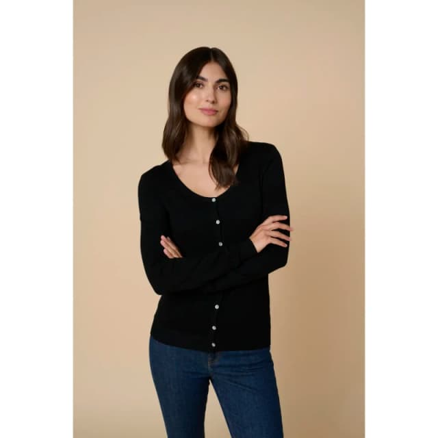 culture Womens cardigan CULTURE Annemarie Noir Female S