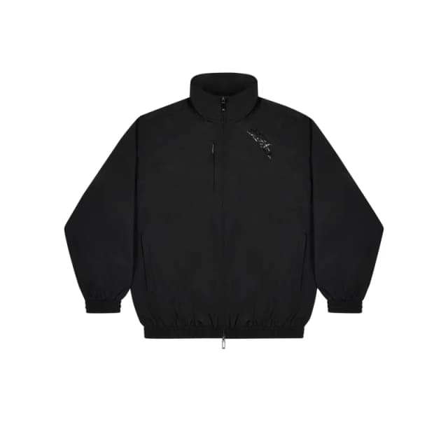 No Fear Mens Nylon Tracksuit Jacket Black male S