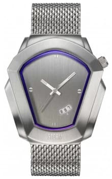 STORM Cyrex Silver Silver Steel Mesh Bracelet Silver Watch