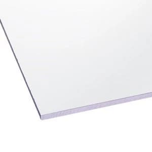 Styrene Clear Polystyrene Flat Glazing sheet (L)1.8m (W)0.6m (T)4mm